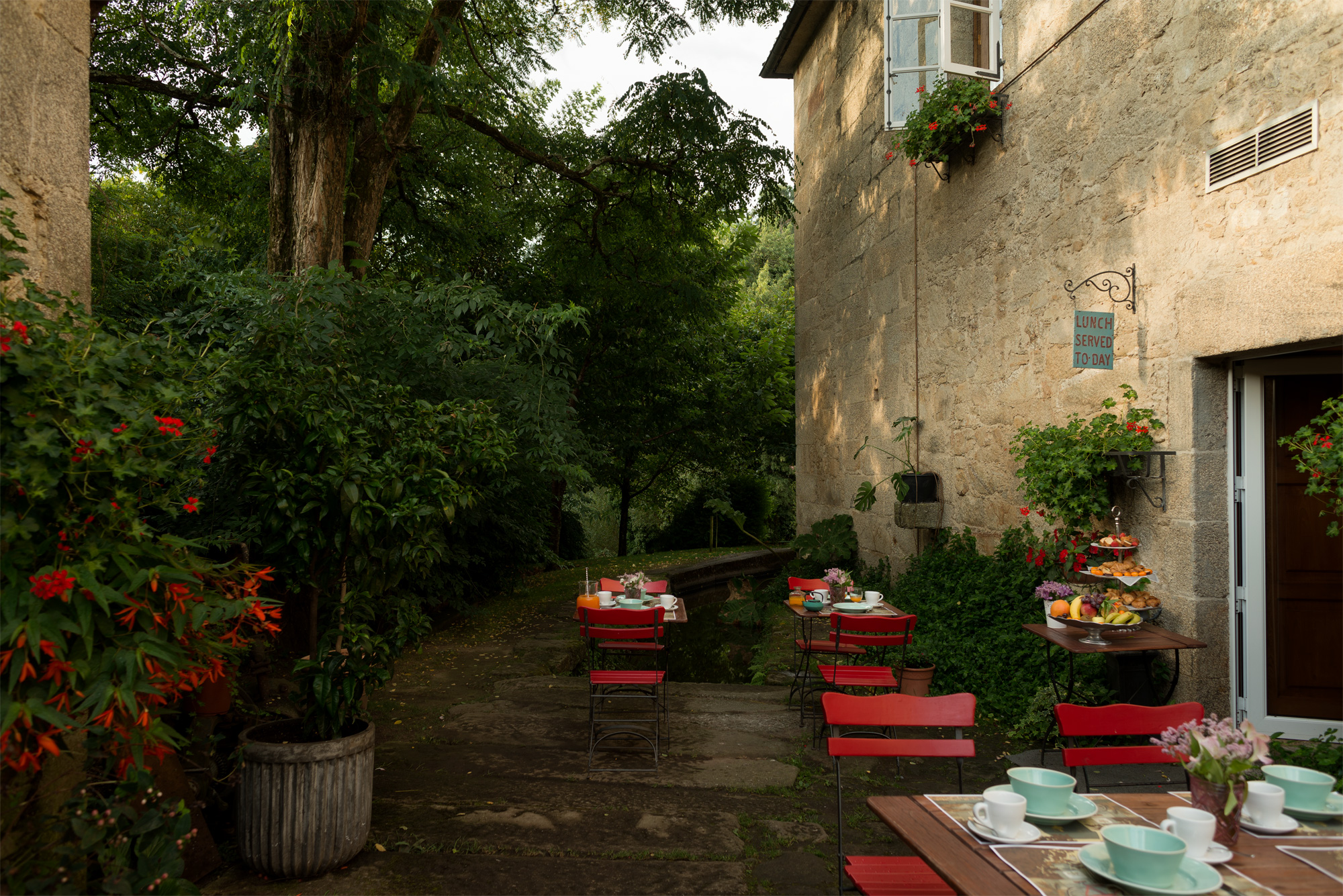 Desayuno Quinta da Auga